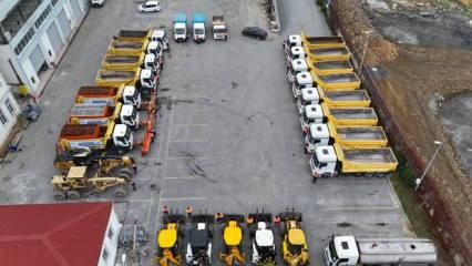 AK Partili belediyeler İstanbul'da kar yağışına hazır