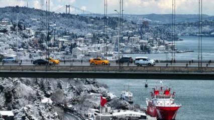 İstanbul'da kar kalınlığı ne kadar oldu? Son veriler paylaşıldı