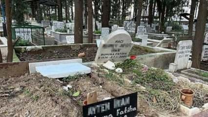 İzmir'de mezarlıkta skandal olay: Harekete geçildi! Aralarında şehit mezarı da var!