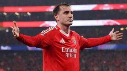 Kerem Aktürkoğlu gol orucunu Şampiyonlar Ligi'nde bozdu! Benfica son 16'ya kaldı