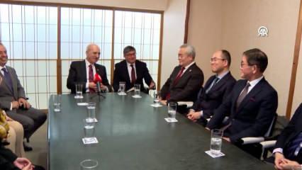 Kurtulmuş ile Japon arama kurtarma ekibi arasında gülümseten "baklava" diyaloğu