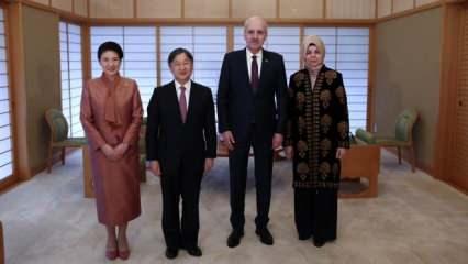 Kurtulmuş, Japonya İmparatoru Naruhito tarafından kabul edildi
