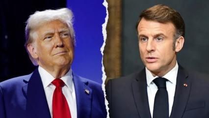 Macron'dan Trump'a flaş çağrı: Bu senin kumaşın değil