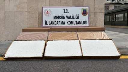 Mersin'de 84 bin adet makaron ele geçirildi