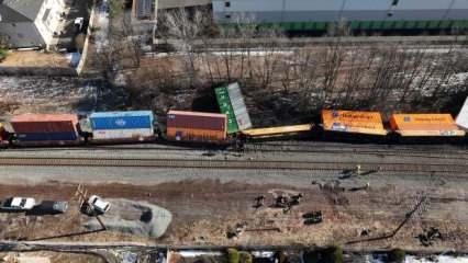 New Jersey’de tren raydan çıktı, seferler durduruldu