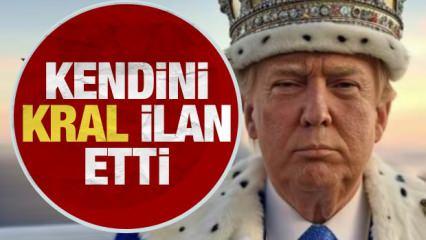 Trump kendini kral ilan etti! - Gazete manşetleri