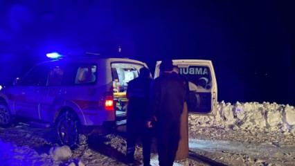 Zamanla yarış! Hamile kadını taşıyan ambulans böyle kurtarıldı
