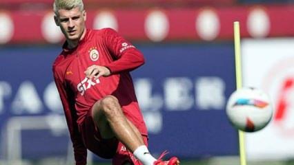 Galatasaray'da Morata sevinci