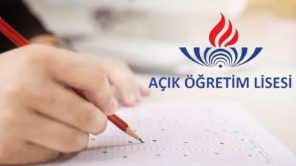 AÖL SINAV TAKVİMİ 2025! Açık Öğretim Lisesi 2. dönem sınavları ne zaman?