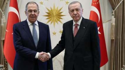 Başkan Erdoğan Rusya Dışişleri Bakanı'nı kabul edecek