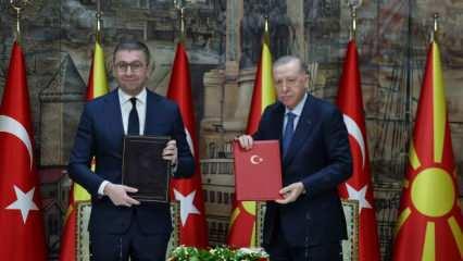 Başkan Erdoğan: Kuzey Makedonya ile ticaret hacmini 2 katına çıkaracağız