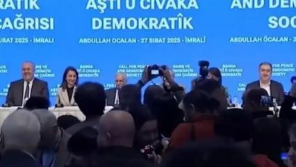Çağrının yapıldığı salonda Ahmet Türk’ten Sırrı Süreyya’ya: İşin ciddiyetini kaçırma