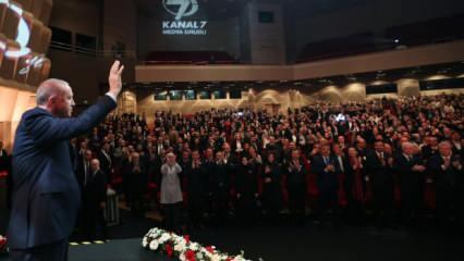 Cumhurbaşkanı Erdoğan'dan Kanal 7 paylaşımı: Örnek bir yayıncılık başarısı!