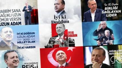Cumhurbaşkanı Erdoğan'ın kalplere dokunduğu yeni bir yıl: Reis 71 yaşında!