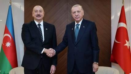 Cumhurbaşkanı Erdoğan, Aliyev ve Tokayev ile görüştü