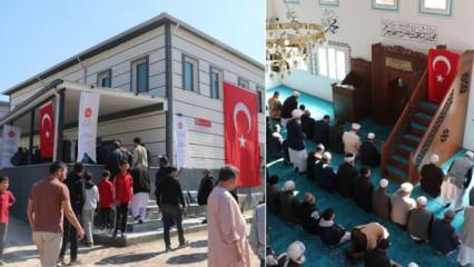 Hatay'da depremde yıkılan caminin yerine yenisi yapıldı