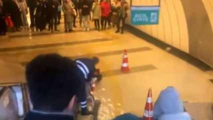 Metrobüs alt geçidinde skandal görüntüler! Vatandaşlara zor anlar yaşattılar