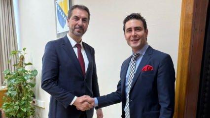 Öncü Sönmez'den Bosna Hersek Devlet adamlarına ziyaret