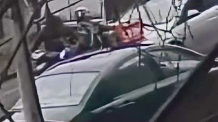 Pendik’te otomobil sürücüsünün kuryeyi ezdiği olayda yeni görüntüler