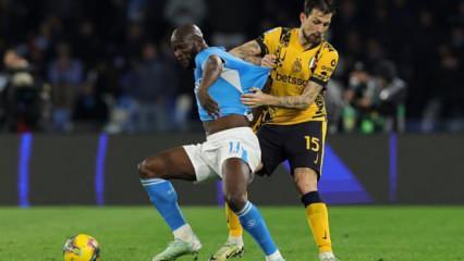 Serie A'da şampiyonluk düğümü çözülmedi! Napoli ve Inter puanları paylaştı