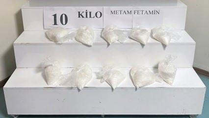 Adana'da 10 kilo metamfetamin ile yakalanan şahıs: 'Şeker sanıyordum'