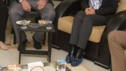 CHP'li belediye başkanının galoşlu şehit ailesi ziyareti tepki çekti