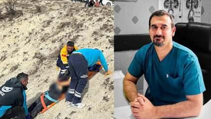 Doktorun acı ölümü! Paraşütle havalanmıştı, uçurumdan yuvarlandı