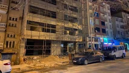 İnşaat halindeki binada asansör boşluğuna düşüp, öldü