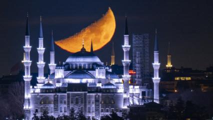 İstanbul’da sahur sürprizi: Tarih ve doğa böyle birleşti!