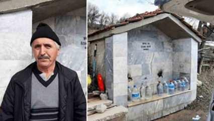 Şifalı olduğu iddia edilen suya yoğun ilgi