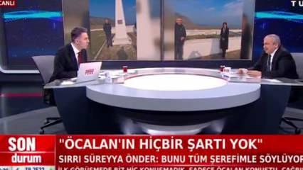 Sırrı Süreyya Önder canlı yayında açıkladı! Öcalan'ın şartı var mı?