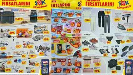ŞOK Aktüel 05-11 Mart Kataloğu! Kahve makinesi, Saç Kurutma Makinesi, Molfix fırsat paketi...