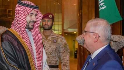 Bakan Güler, Suudi Arabistanlı mevkidaşı ile görüştü