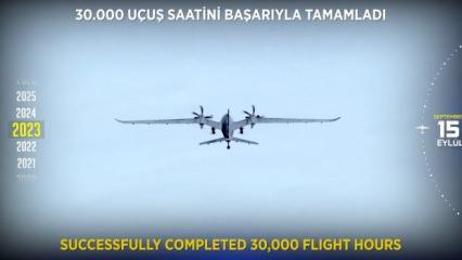 Bayraktar AKINCI Gök vatanda 100 bin uçuş saatine ulaştı