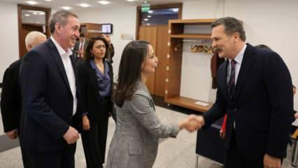 DEM Parti heyeti, TİP Genel Başkanı Baş ile görüştü