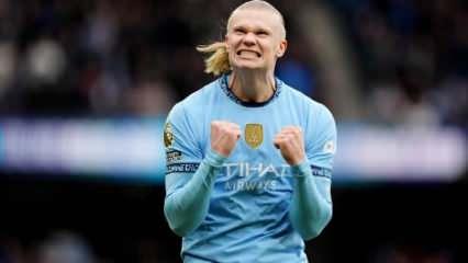 Erling Haaland attığı tek golle tarihe geçti