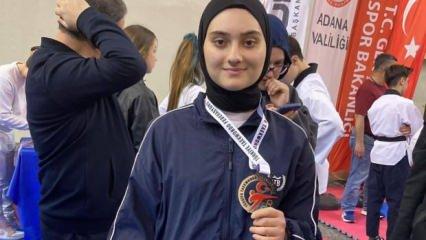  İmam Hatip Lisesi öğrencisi Nazike Nur Yazıcı'dan Taekwondo Şampiyonası'nda büyük başarı