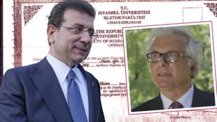 İmamoğlu'nun şaibeli diploma krizi büyüyor! Dekan Kamil Ahmet Köse istifa etti iddiası
