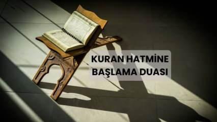 Kuran hatmine başlarken nasıl niyet edilir? Hatime başlama duası