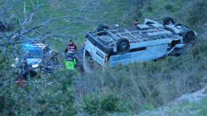 Muğla'da hasta taşıyan minibüs devrildi: 1 ölü, 5 yaralı
