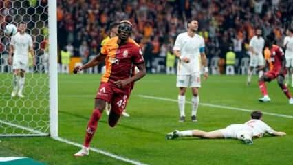 Osimhen alev aldı! Galatasaray'dan gövde gösterisi