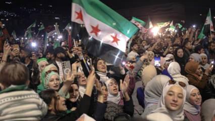 Suriye Devrimi'nin 14. yıl dönümü birçok ilde coşkuyla kutlandı!