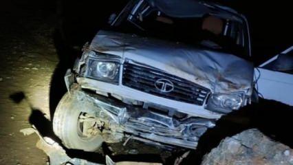 Adıyaman'da kamyonet uçuruma yuvarlandı: 1 ölü, 1 ağır yaralı