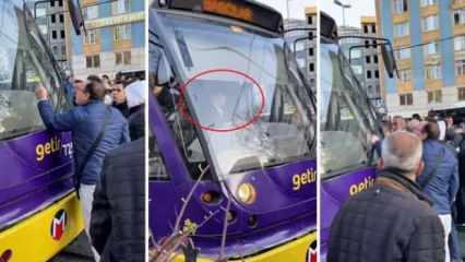 Arıza nedeniyle yolda kalan kadın vatmanın zor anları! Ağlayarak perdeyi kapattı