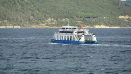 Bozcaada ve Gökçeada feribot seferlerine fırtına engeli