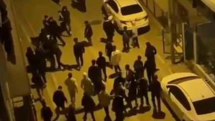 Esenyurt’ta sopalarla mahalle bastılar! Onlarca kişi sokak ortasında birbirine girdi