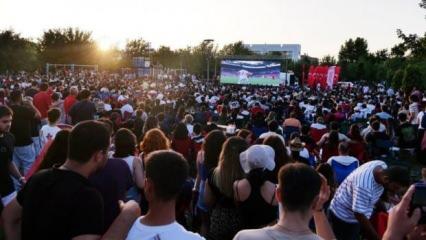 Eskişehir'de milli maç heyecanı dev ekranda yaşanacak