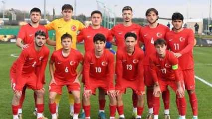 Genç milliler tarihi zaferi kıl payı kaçırdı