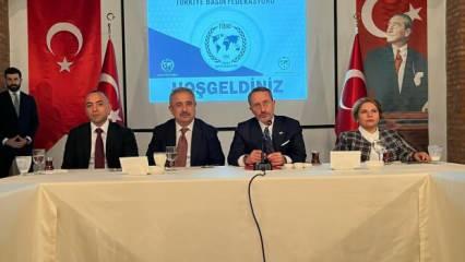 İletişim Başkanı Fahrettin Altun, Türkiye Basın Federasyonu'nun iftarına katıldı