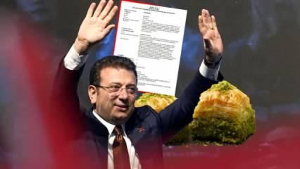 İmamoğlu'ndan 95 milyon TL'lik rezillik! İBB'den skandal maddeyle şerbetli tatlı ihalesi